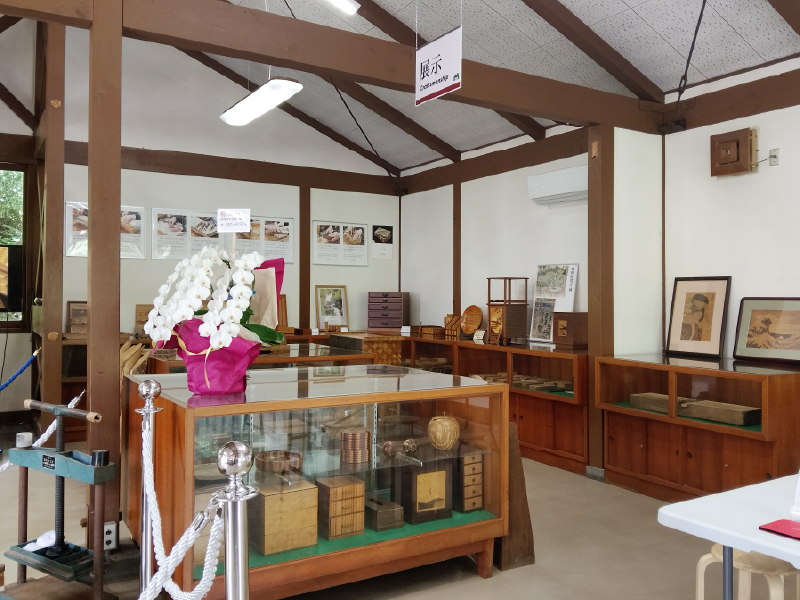 道具や作品の展示